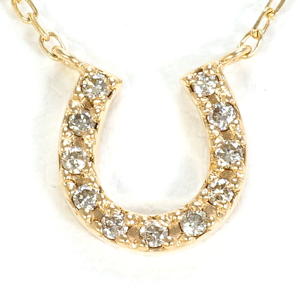 VINTAGE 10k Gold Diamond Necklace